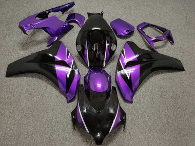 2008-2011 Honda CBR1000RR Motorcycle Fairings - Purple Glossy Black Australia for Sale