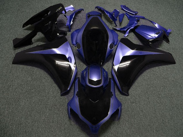 2008-2011 Honda CBR1000RR Motorcycle Fairings - Purple Glossy Black Custom Australia for Sale