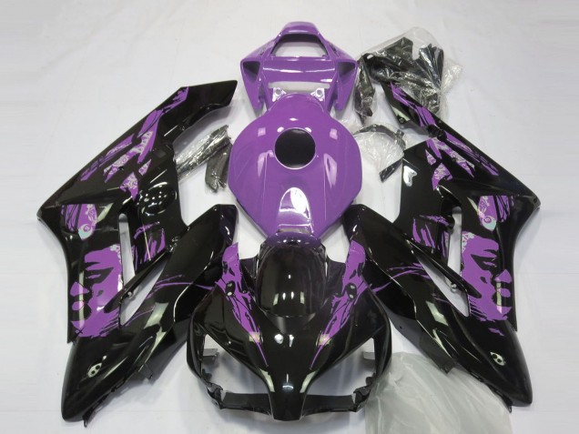 2004-2005 Honda CBR1000RR Motorcycle Fairings - Light Purple Glossy Black Le Mis Australia for Sale