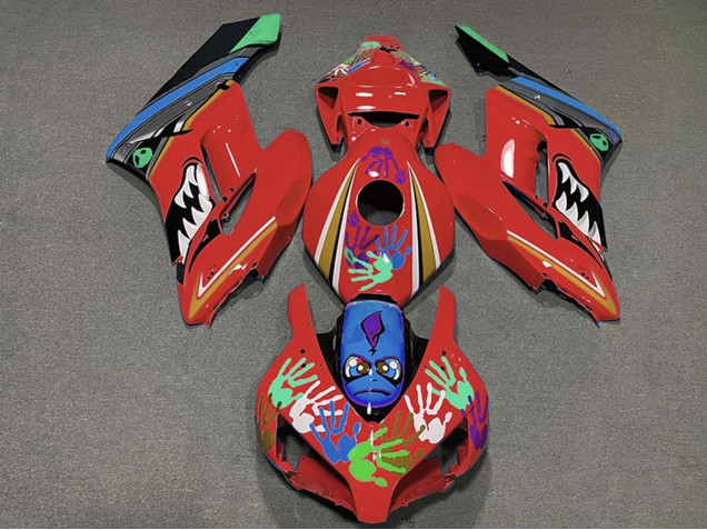 2004-2005 Honda CBR1000RR Motorcycle Fairings - Red Blue Green Black Shark Australia for Sale
