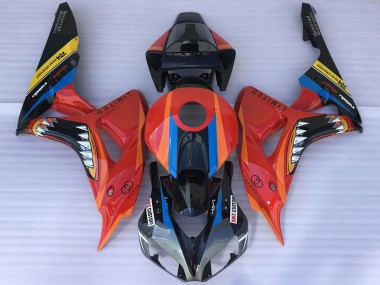 2006-2007 Honda CBR1000RR Motorcycle Fairings - Red Blue Yellow Glossy Black Shark Australia for Sale