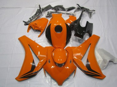 2008-2011 Honda CBR1000RR Motorcycle Fairings - Orange Glossy Black Australia for Sale