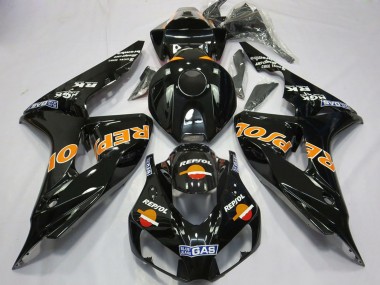 2006-2007 Honda CBR1000RR Motorcycle Fairings - Glossy Orange Repsol Australia for Sale