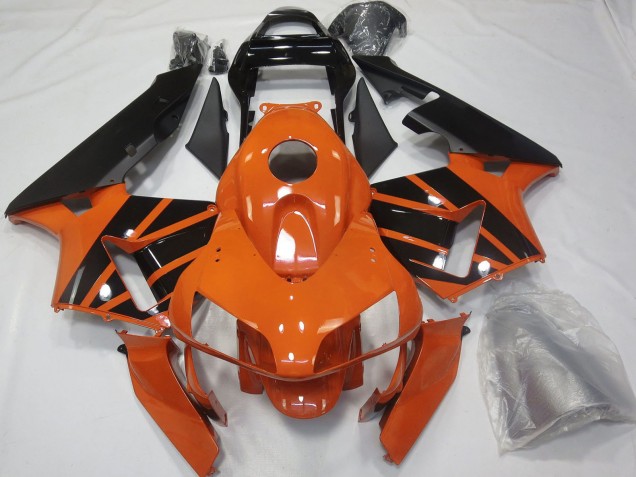2003-2004 Honda CBR600RR Motorcycle Fairings - Orange Glossy Black OEM Style Australia for Sale