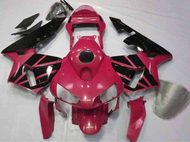 2003-2004 Honda CBR600RR Motorcycle Fairings - Red Glossy Black Stripe Australia for Sale
