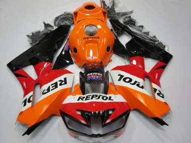 2013-2023 Honda CBR600RR Motorcycle Fairings - Orange White Red Glossy Black Repsol Australia for Sale