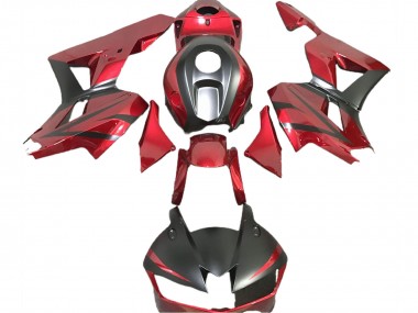 2013-2023 Honda CBR600RR Motorcycle Fairings - Deep Red Matte Black Australia for Sale