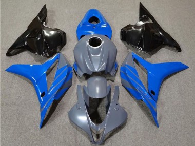 2009-2012 Honda CBR600RR Motorcycle Fairings - Grey Blue Glossy Black Australia for Sale