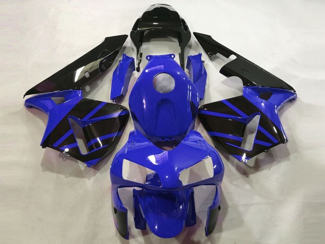 2003-2004 Honda CBR600RR Motorcycle Fairings - Blue Glossy Black OEM Style Australia for Sale