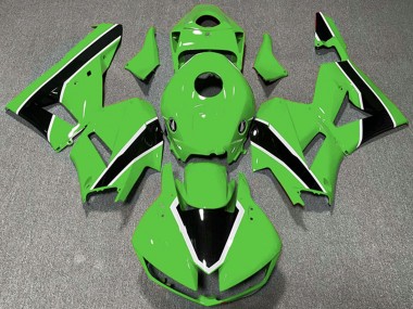 2013-2023 Honda CBR600RR Motorcycle Fairings - Green White Glossy Black Australia for Sale