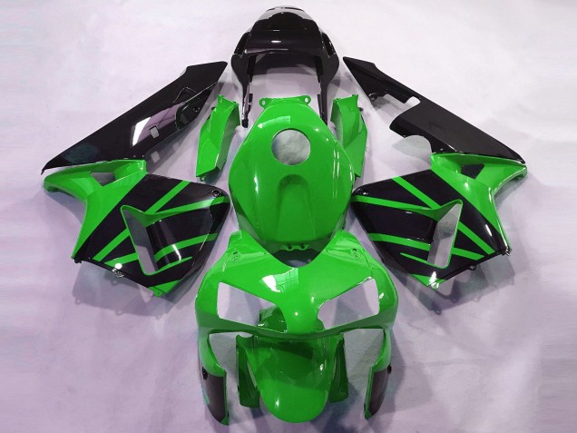 2003-2004 Honda CBR600RR Motorcycle Fairings - Green Glossy Black OEM Style Australia for Sale