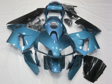 2003-2004 Honda CBR600RR Motorcycle Fairing - Light Blue Glossy Black Australia for Sale