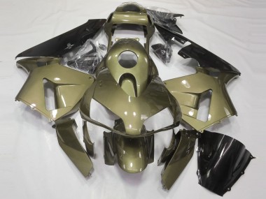 2003-2004 Honda CBR600RR Motorcycle Fairings - Olive Glossy Black Australia for Sale