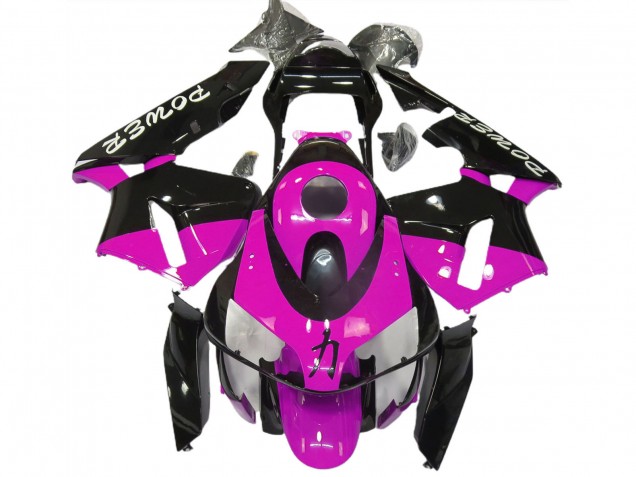 2003-2004 Honda CBR600RR Motorcycle Fairings - Hot Pink Glossy Black Power Australia for Sale