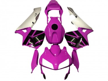 2003-2004 Honda CBR600RR Motorcycle Fairings - Silver Hot Pink Glossy Black Australia for Sale