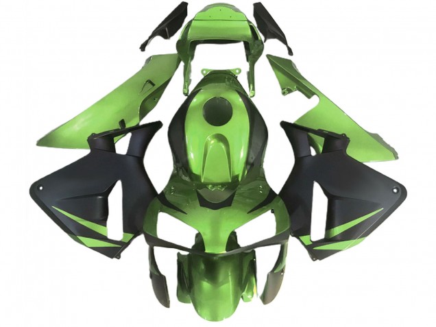 2003-2004 Honda CBR600RR Motorcycle Fairings - Lizard Green Matte Black Australia for Sale