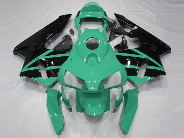 2003-2004 Honda CBR600RR Motorcycle Fairings - Mint Green Glossy Black Australia for Sale