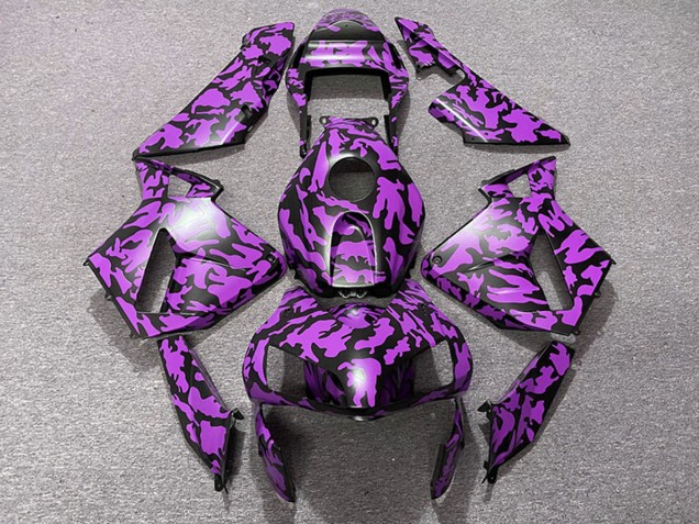 2003-2004 Honda CBR600RR Motorcycle Fairings - Purple Black Camouflage Australia for Sale