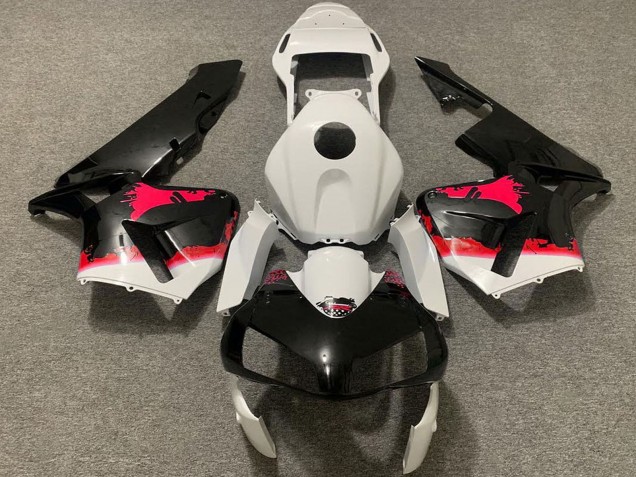 2003-2004 Honda CBR600RR Motorcycle Fairings - Red Glossy Black Splatter Australia for Sale