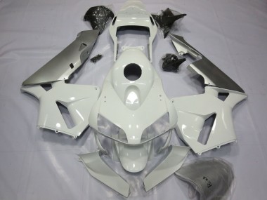 2003-2004 Honda CBR600RR Motorcycle Fairings - Silver White Australia for Sale