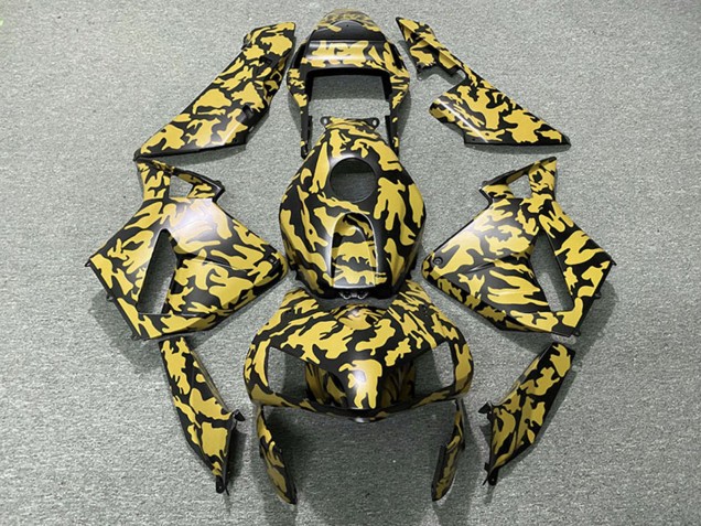 2003-2004 Honda CBR600RR Motorcycle Fairings - Yellow Black Camouflage Australia for Sale