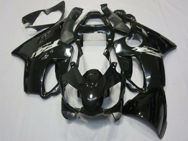 2001-2003 Honda CBR600 F4i Motorcycle Fairings - Glossy Black Silver Decal Australia for Sale
