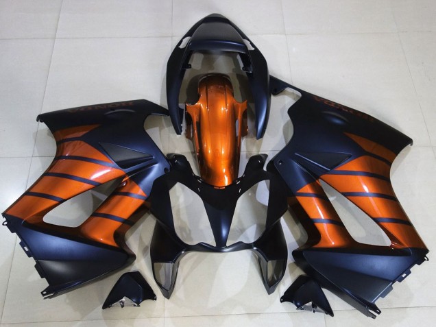 2002-2013 Honda VFR 800 Motorcycle Fairings - Orange Matte Blue Matte Black Australia for Sale