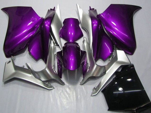 2010-2014 Honda VFR 1200 Motorcycle Fairings - Silver Purple Australia for Sale