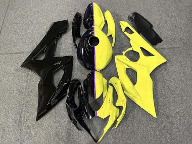 2005-2006 Suzuki GSXR 1000 Motorcycle Fairings - Glossy Black and Yellow Australia for Sale