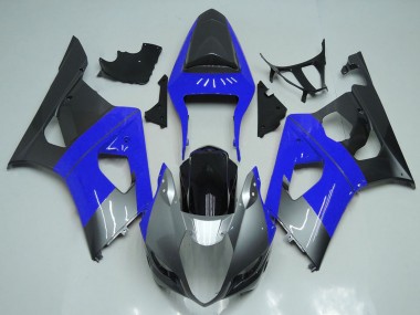 2003-2004 Suzuki GSXR 1000 Motorcycle Fairings - Blue Silver Black Australia for Sale