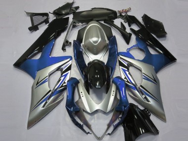 2005-2006 Suzuki GSXR 1000 Motorcycle Fairings - Blue Silver Black Australia for Sale