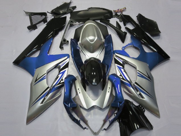 2005-2006 Suzuki GSXR 1000 Motorcycle Fairings - Blue Silver Black Australia for Sale