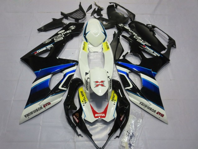 2005-2006 Suzuki GSXR 1000 Motorcycle Fairings - White Blue Black Yellow Red Dark Dog Australia for Sale