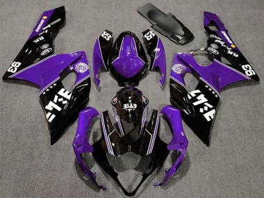 2005-2006 Suzuki GSXR 1000 Motorcycle Fairings - Purple Glossy Black White Australia for Sale