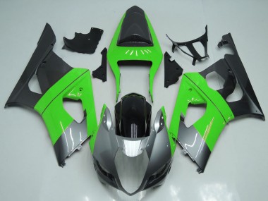 2003-2004 Suzuki GSXR 1000 Motorcycle Fairings - Green Silver Black Australia for Sale