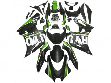 2017-2024 Suzuki GSXR 1000 Motorcycle Fairings - Matte Black Green Australia for Sale
