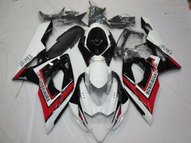 2005-2006 Suzuki GSXR 1000 Motorcycle Fairings - White Red Black Yoshimura Australia for Sale
