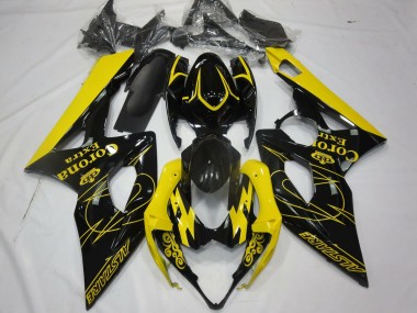2005-2006 Suzuki GSXR 1000 Motorcycle Fairings - Yellow Black Corona Alstare Australia for Sale