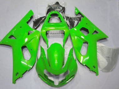 2001-2003 Suzuki GSXR 600 / GSXR 750 Motorcycle Fairings - Green Australia for Sale