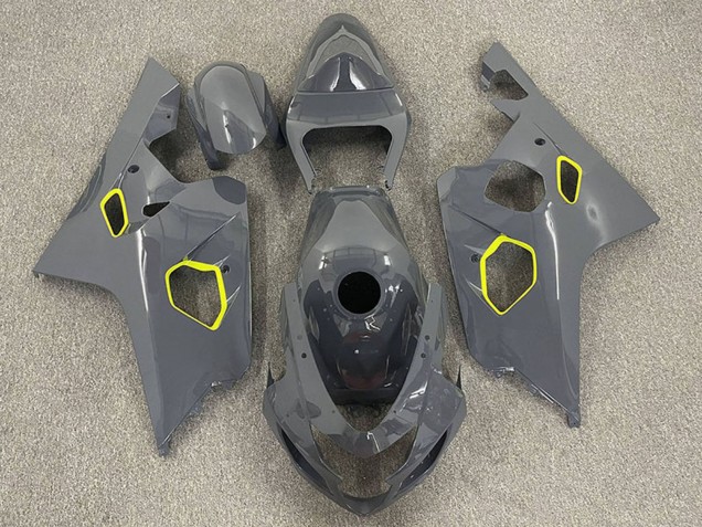 2004-2005 Suzuki GSXR 600 / GSXR 750 Motorcycle Fairings - Nardo Grey Neon Yellow Australia for Sale