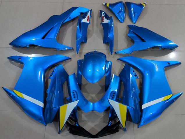 2011-2024 Suzuki GSXR 600 / GSXR 750 Motorcycle Fairing - Blue White Yellow Australia for Sale