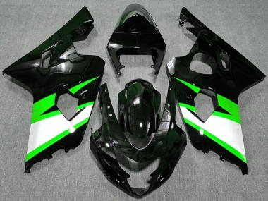2004-2005 Suzuki GSXR 600 / GSXR 750 Motorcycle Fairings - Glossy Black Green White Australia for Sale