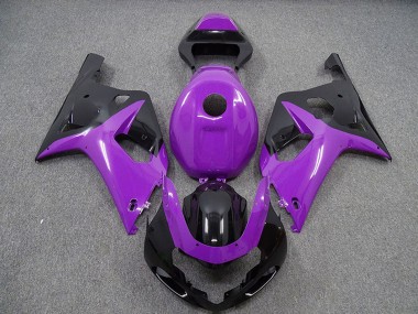 2001-2003 Suzuki GSXR 600 / GSXR 750 Motorcycle Fairings - Purple Glossy Black Australia for Sale