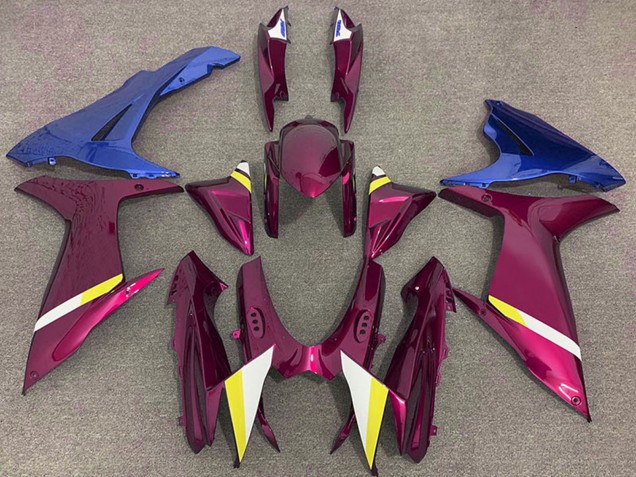 2011-2024 Suzuki GSXR 600 / GSXR 750 Motorcycle Fairings - Purple Blue White Yellow Australia for Sale