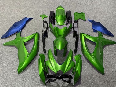 2008-2010 Suzuki GSXR 600 / GSXR 750 Motorcycle Fairings - Green Blue Australia for Sale