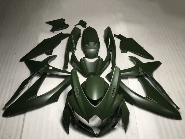 2008-2010 Suzuki GSXR 600 / GSXR 750 Motorcycle Fairings - Matte Green Australia for Sale