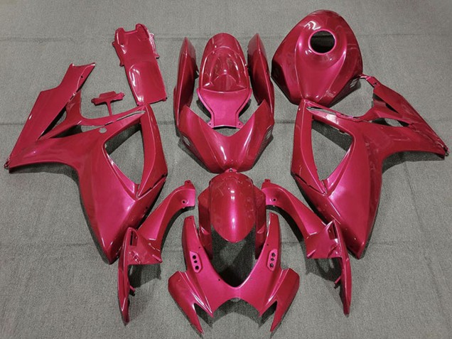 2011-2024 Suzuki GSXR 600 / GSXR 750 Motorcycle Fairings - Pearl Pink Australia for Sale