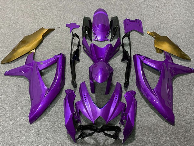 2008-2010 Suzuki GSXR 600 / GSXR 750 Motorcycle Fairings - Purple Gold Australia for Sale