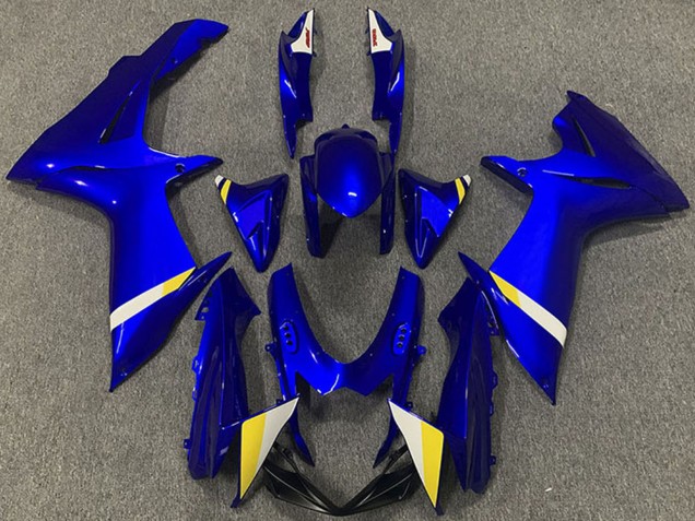 2011-2024 Suzuki GSXR 600 / GSXR 750 Abs Motorcycle Fairings - Blue White Yellow Australia for Sale