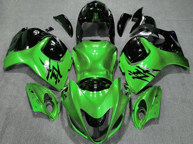 2008-2020 Suzuki GSXR 1300 Motorcycle Fairings - Glossy Green and Black Australia for Sale